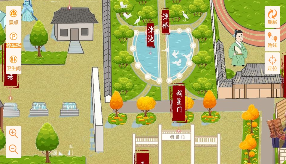 永丰手绘地图景区语音讲解导览系统：智慧景区建设的基石